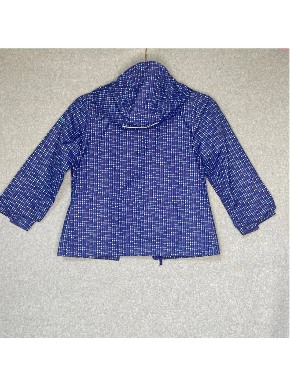Columbia Interchange Girls XS 6/6X Purple Waterproof Hooded Ski Jacket Coat